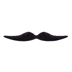 Knír Španěl černý tenký